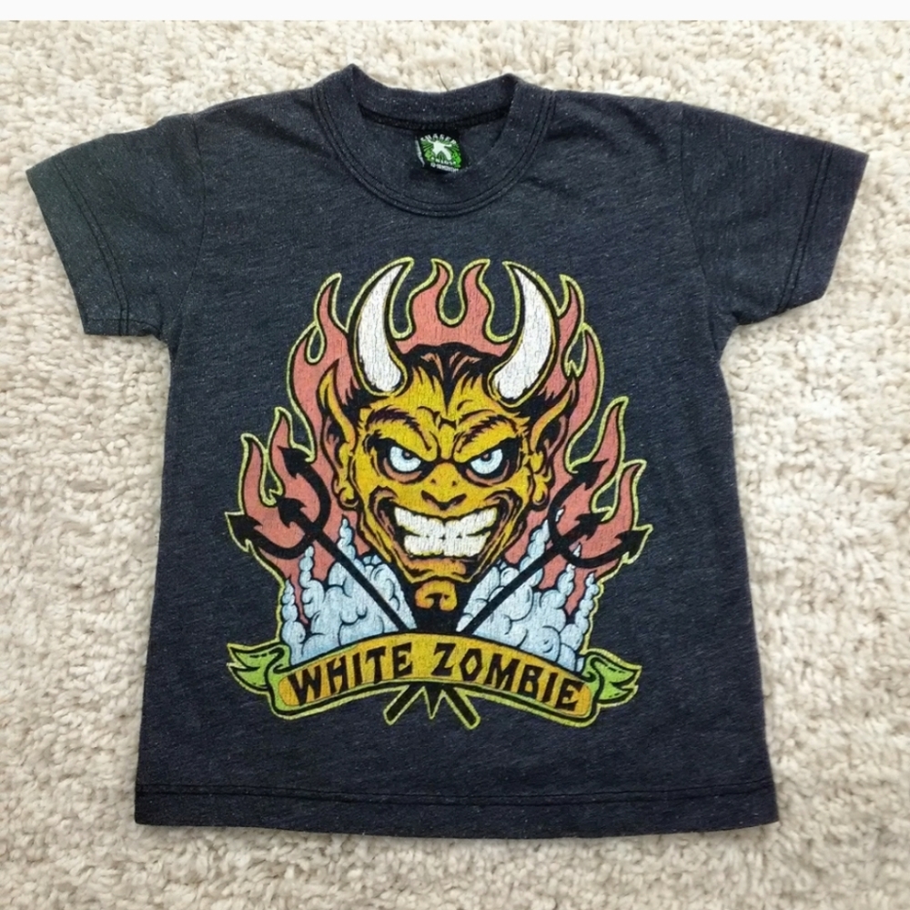 WHITE ZOMBIE VINTAGE CONCERT TEE SHIRT KIDS 12-18 MONTHS